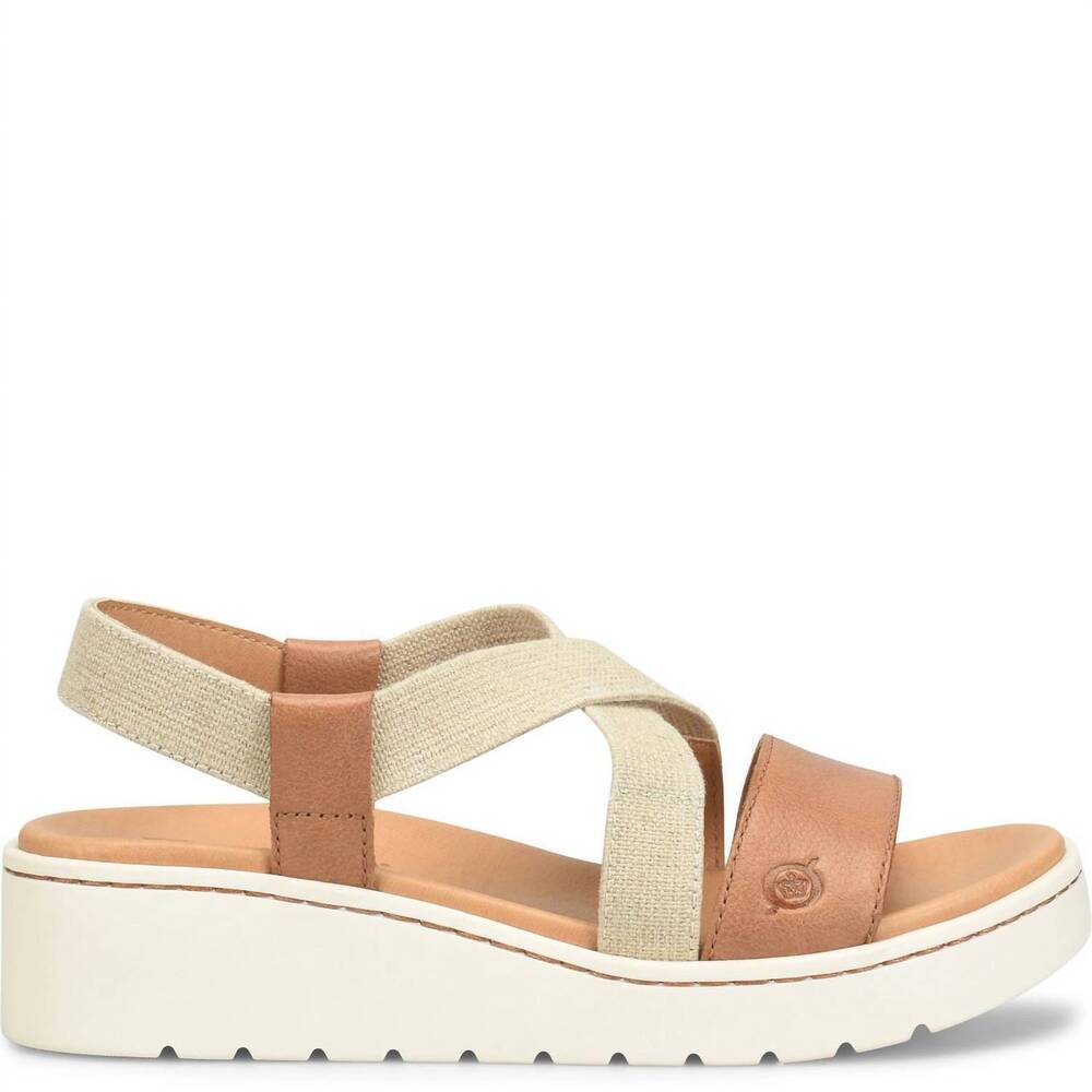 NEW BORN women's kasady sandals in tan